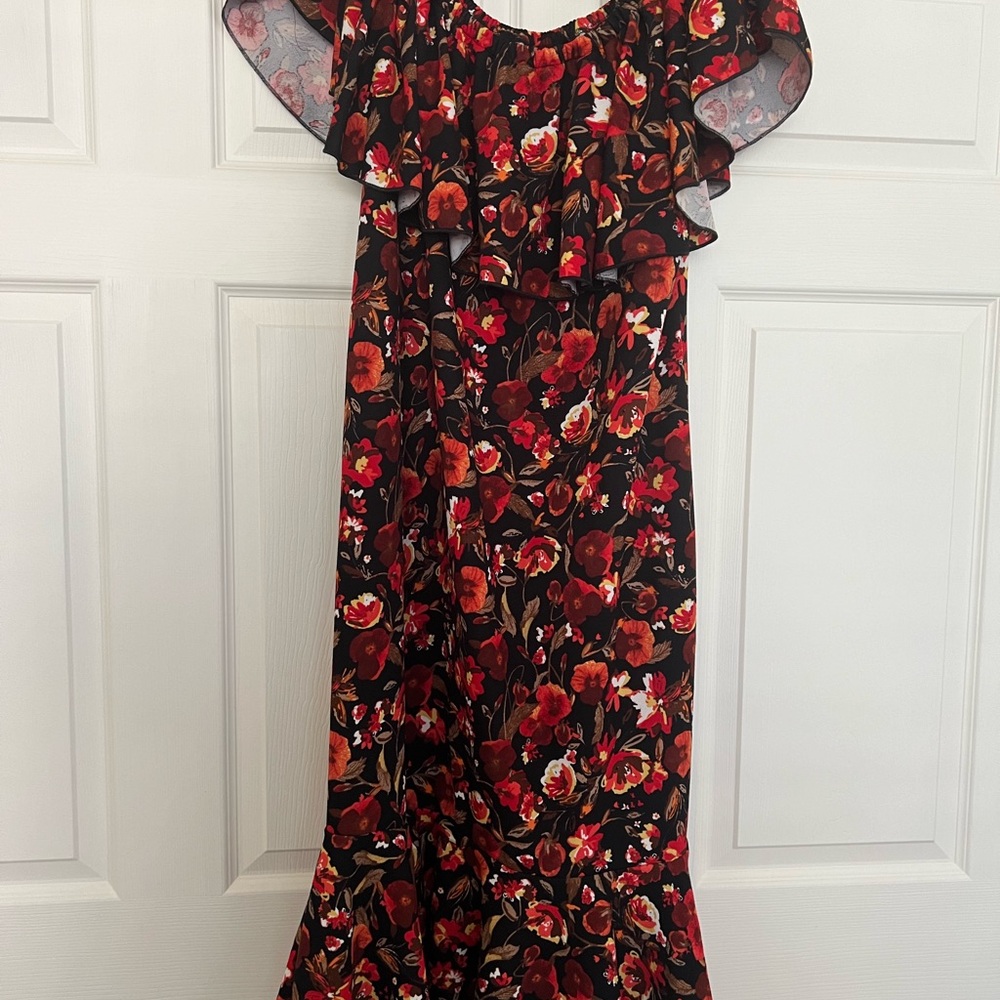 Floral Ruffle Dress